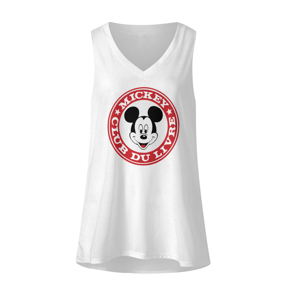 Womens Fashion Loose Tank V Neck No.OCN7EW