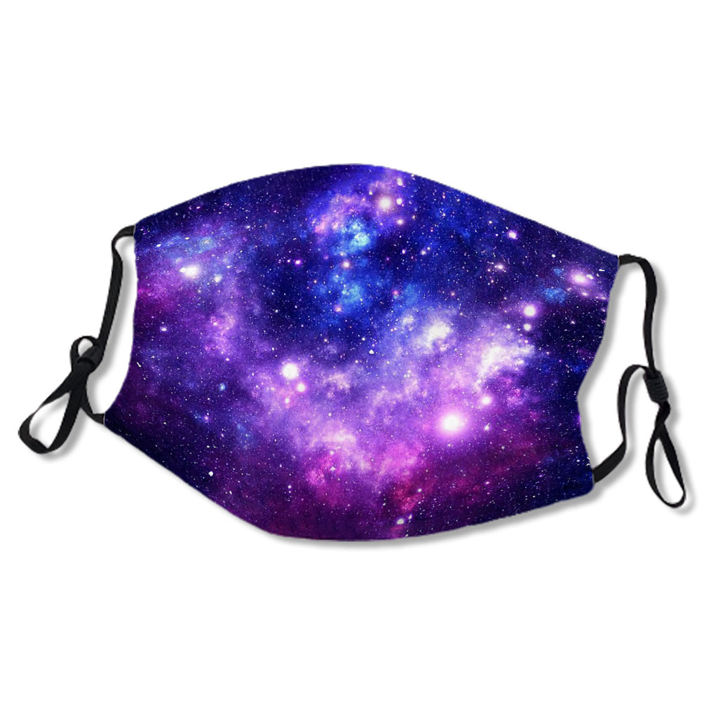 Purple Blue Galaxy Nebula Mask No.ODD7P7