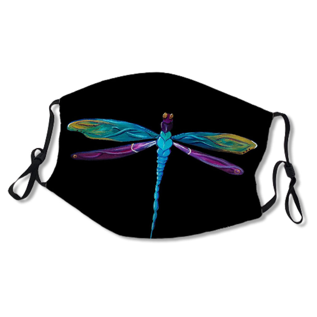 Painted Dragonfly Mask No.Oiy42O