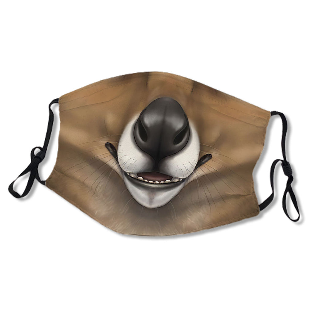 Dust Resistance 5-Layer Filter Thylacine Face NO OJMMVW
