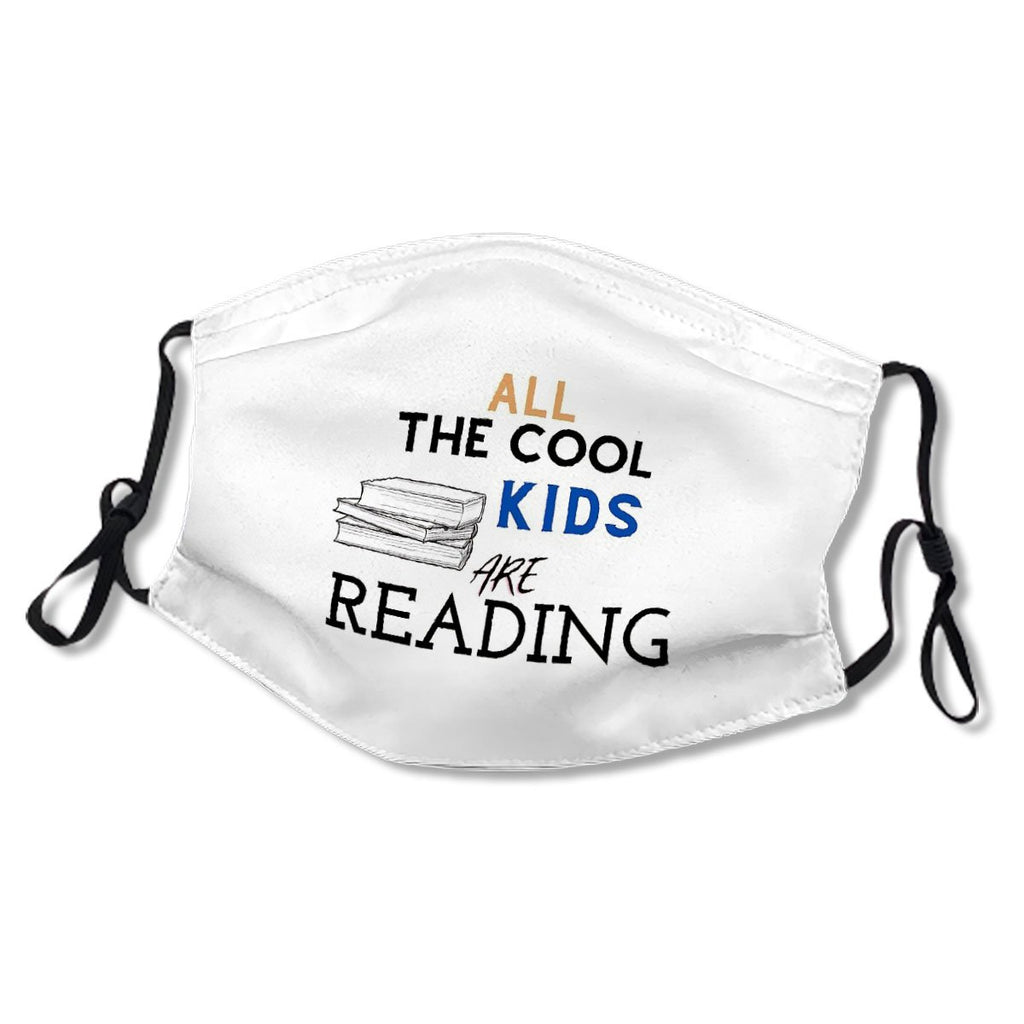 All the coll kids are reading- Back to school Kids/Adult Mask No.OKVAGA