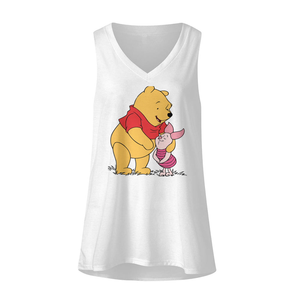 Womens Fashion Loose Tank V Neck No.OMKMQX