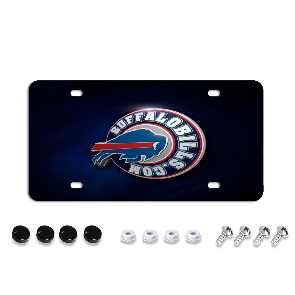 License Plate Covers, Unbreakable Tag Cover to Protect Your Car Front and Rear Plates, Fits All Standard US Plates, Screws Included No.ONYJD9