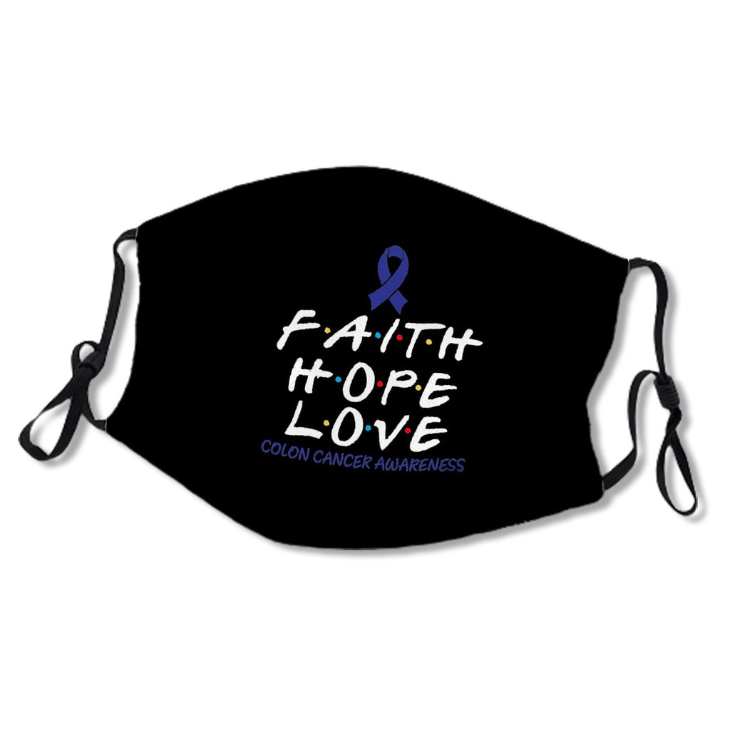 Faith Hope Love Colon Cancer Awareness T-Shirt No.OWYG92