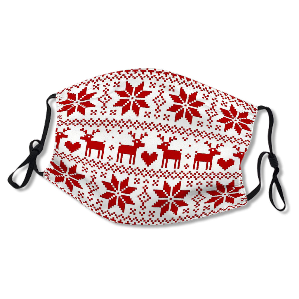 Ugly Christmas Sweater Face Mask No.OZMBUT