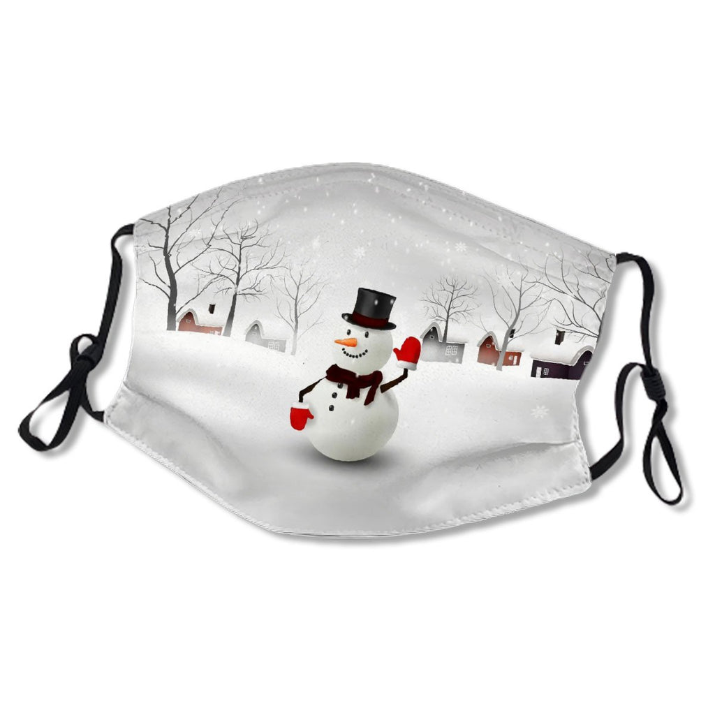 Happy Snowman Christmas Background No.P7R94M