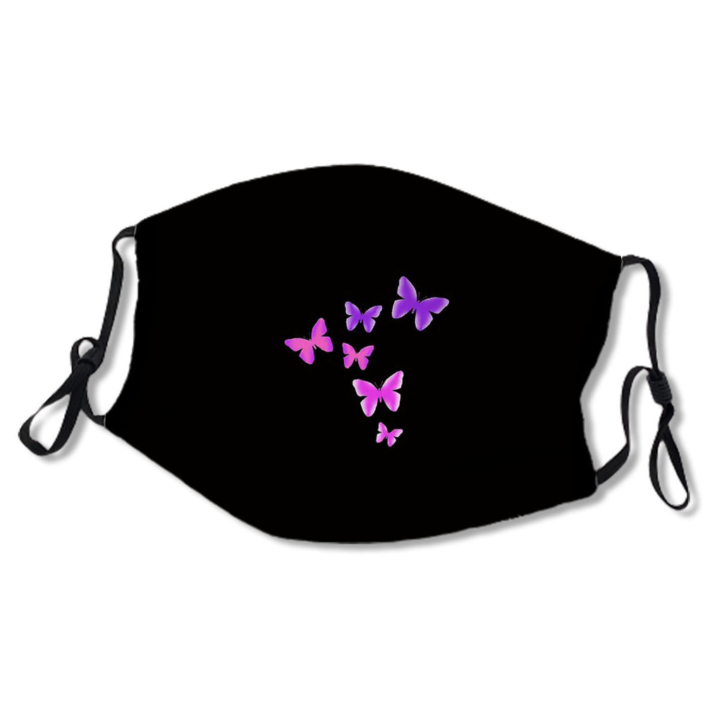 Purple Pink Butterflies - Fibromyalgia, Lupus, Alzheimers No.PCPF3V