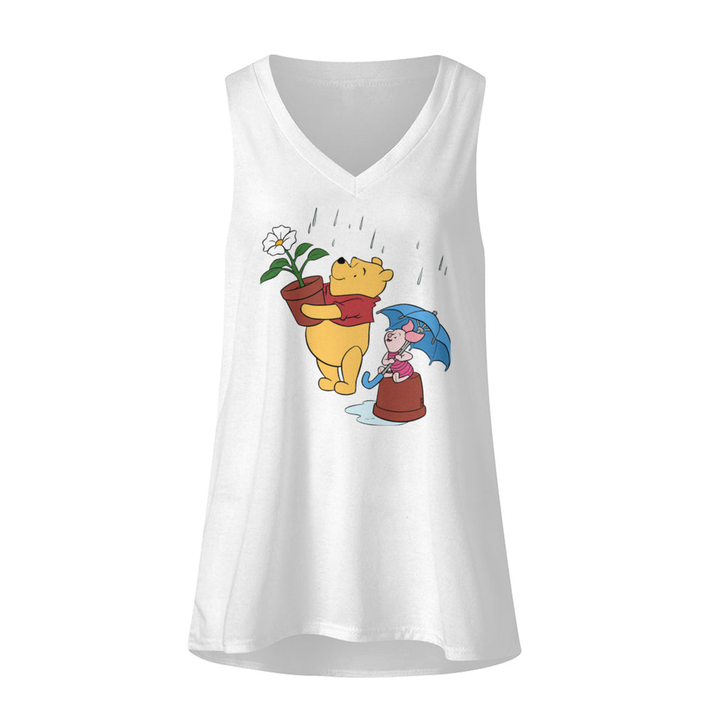 Womens Fashion Loose Tank V Neck No.PFCO47