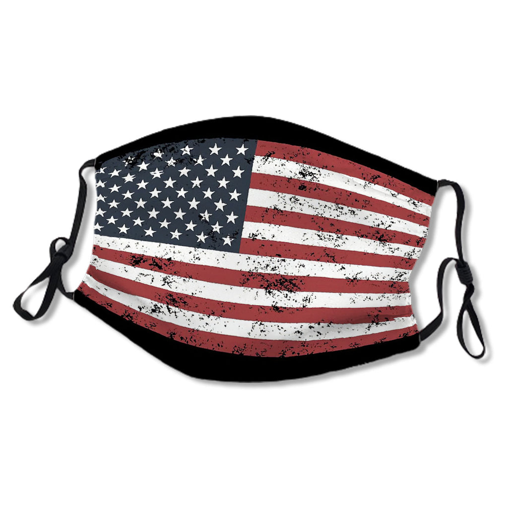 USA FLAG DISTRESSED No.PIIRNS