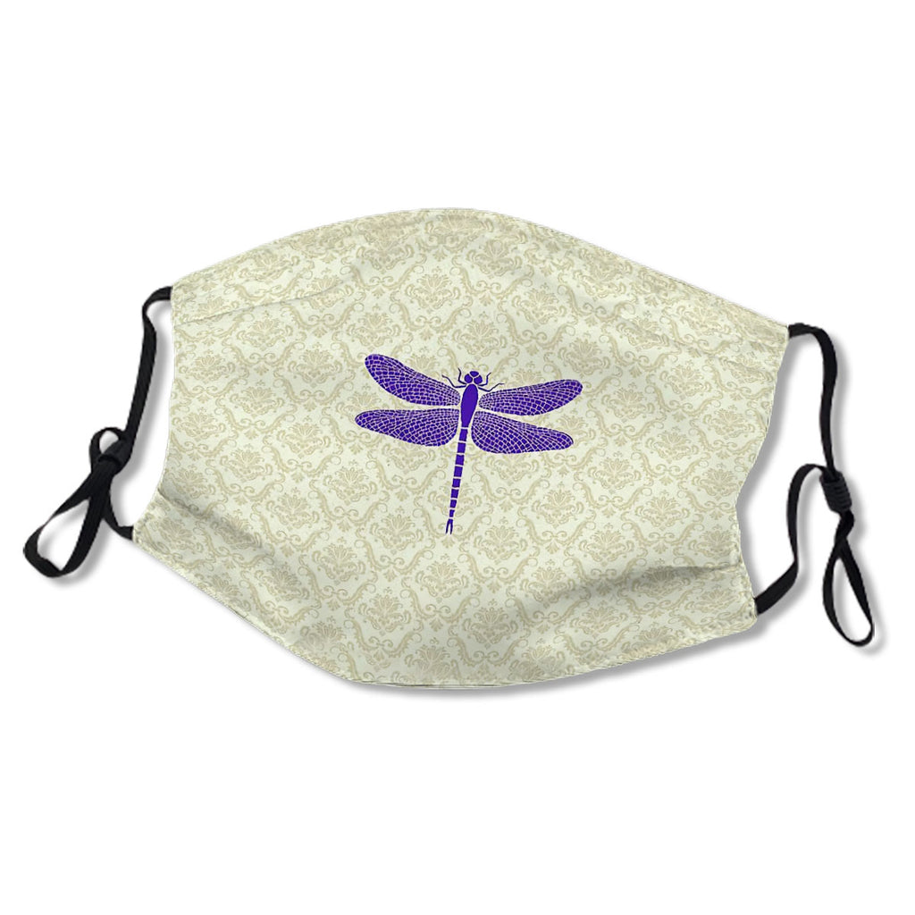 Dragonfly Damask Mask No.Pqhu2T