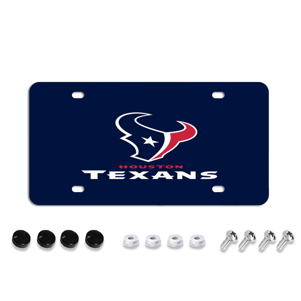 License Plate Covers, Unbreakable Tag Cover to Protect Your Car Front and Rear Plates, Fits All Standard US Plates, Screws Included No.PU5Q2O