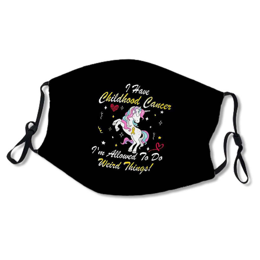 I Have Childhood Cancer Im Allowed To Do Weird Things! / Funny Unicorn Childhood Cancer Awareness Gift No.PYOC9L