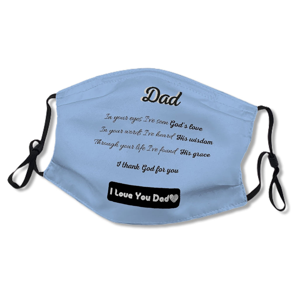 Father's Day Gifts for Dad - Christian Gift Idea - I love you Dad * Religious Dad gift * Personalized gift * Father's day gift * Man of God No.Q9XPM2