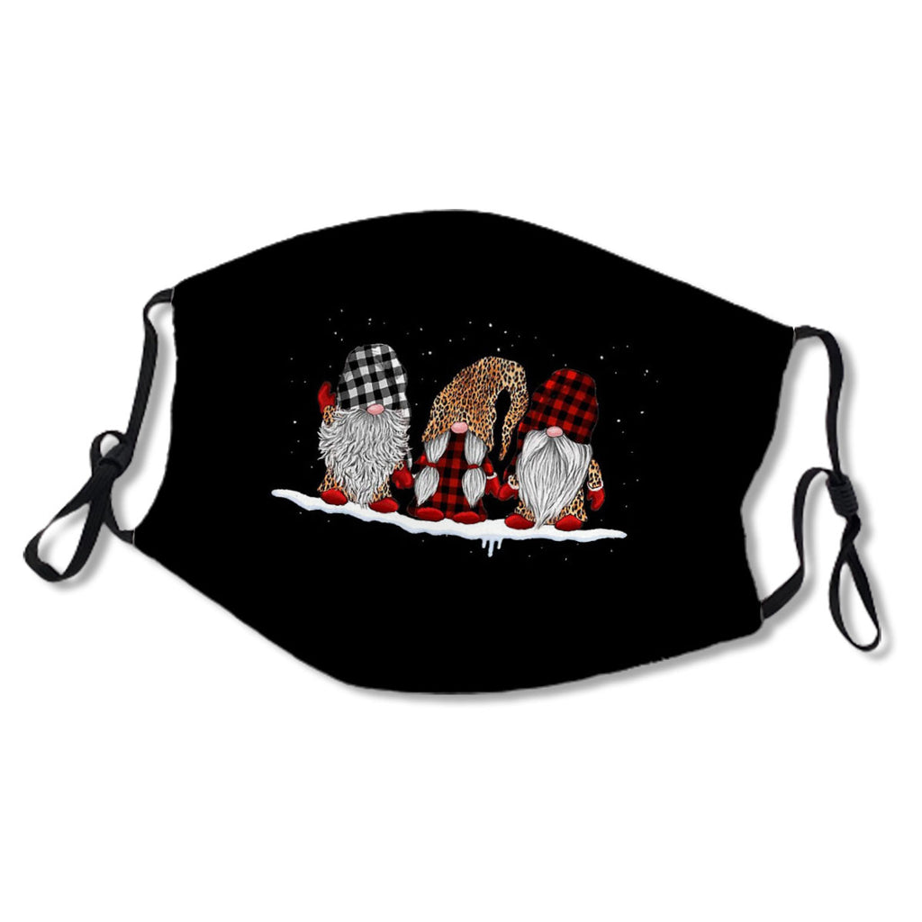 Red Plaid Leopard Gnomes Christmas Cute Gnome Funny Christmas Gift No.QD93CF