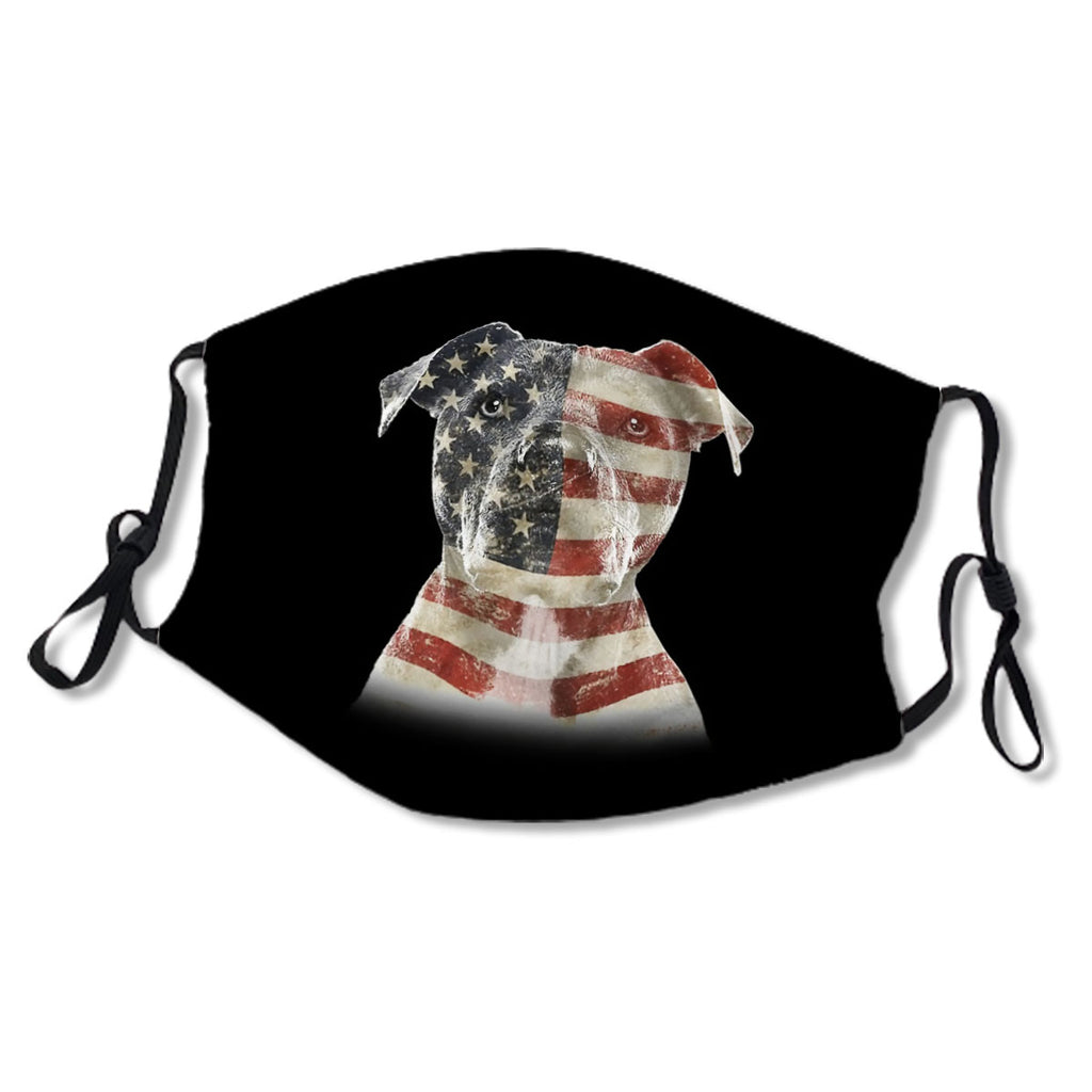 Pitbull American Flag 4th Of July Gift No.QDDN4C