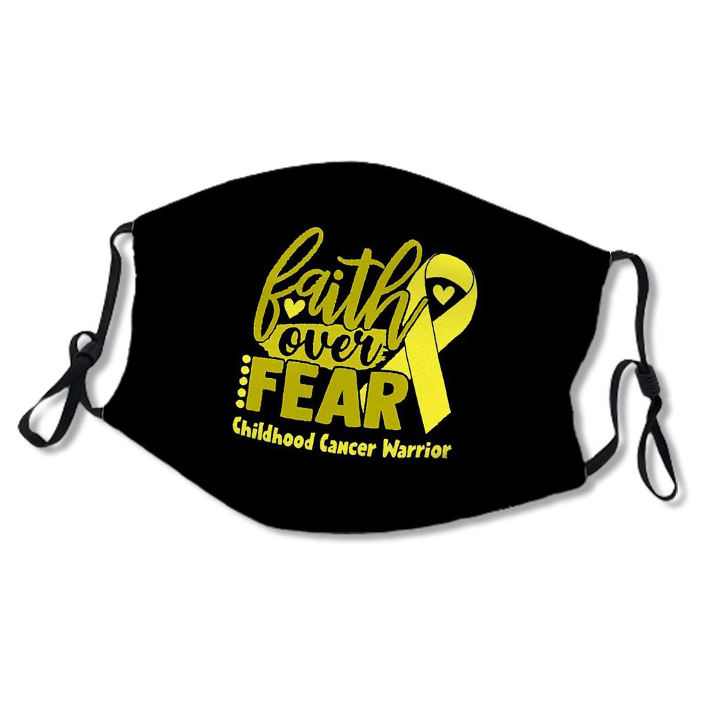 Faith Over Fear Childhood Cancer Warrior No.QODGCL