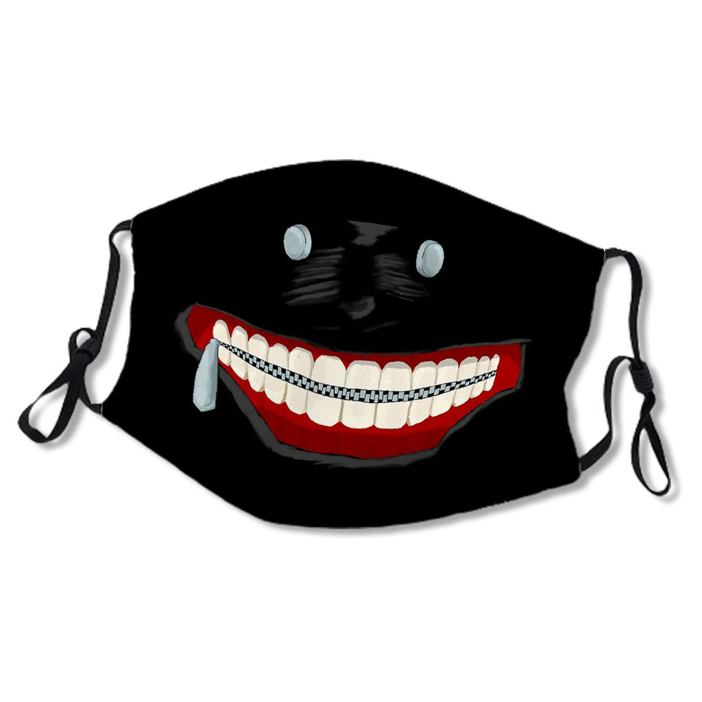 Zip up Smile Mask No.R49A56