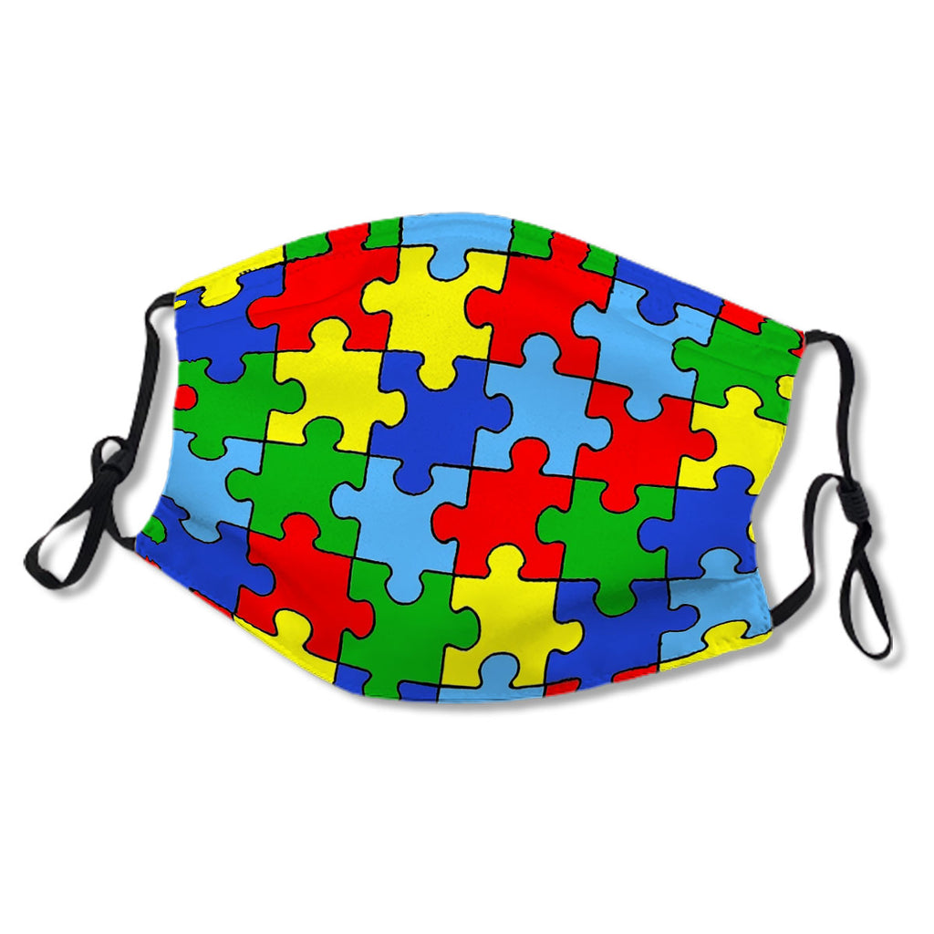 Autism Puzzle Pieces Ribbon No.R5SFY7