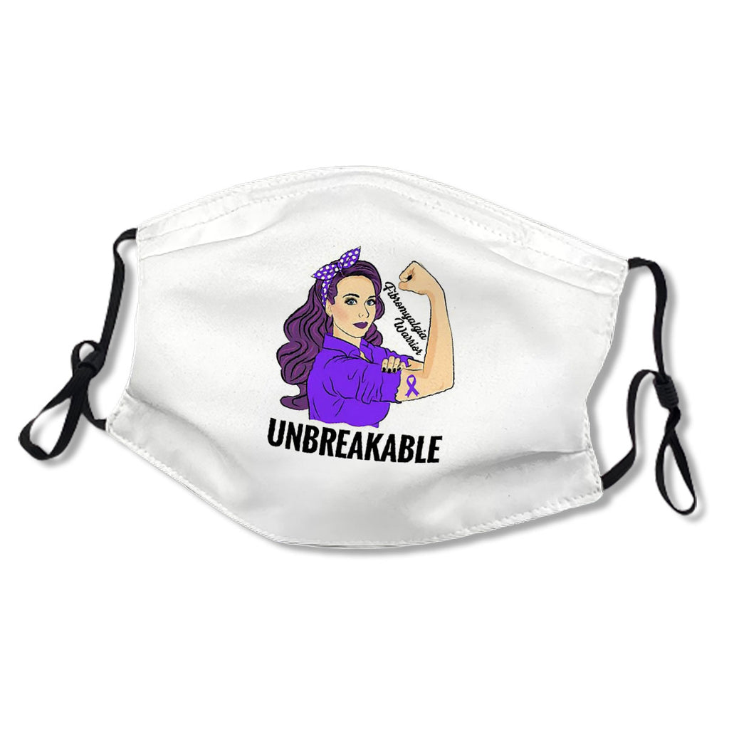 Fibromyalgia Awareness Fibro Warrior Unbreakable No.R8XPAN