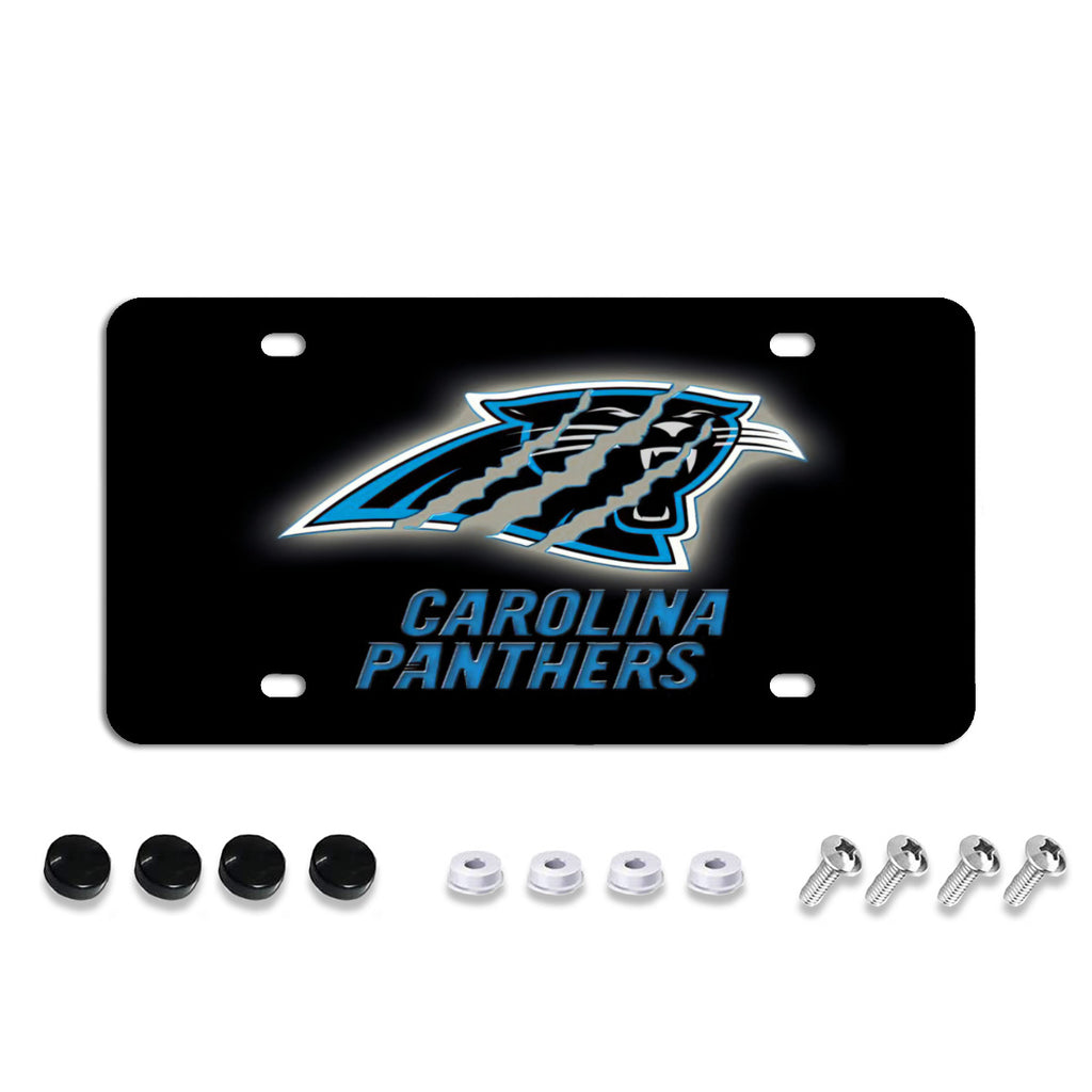 License Plate Covers, Unbreakable Tag Cover to Protect Your Car Front and Rear Plates, Fits All Standard US Plates, Screws Included No.RGQIMF