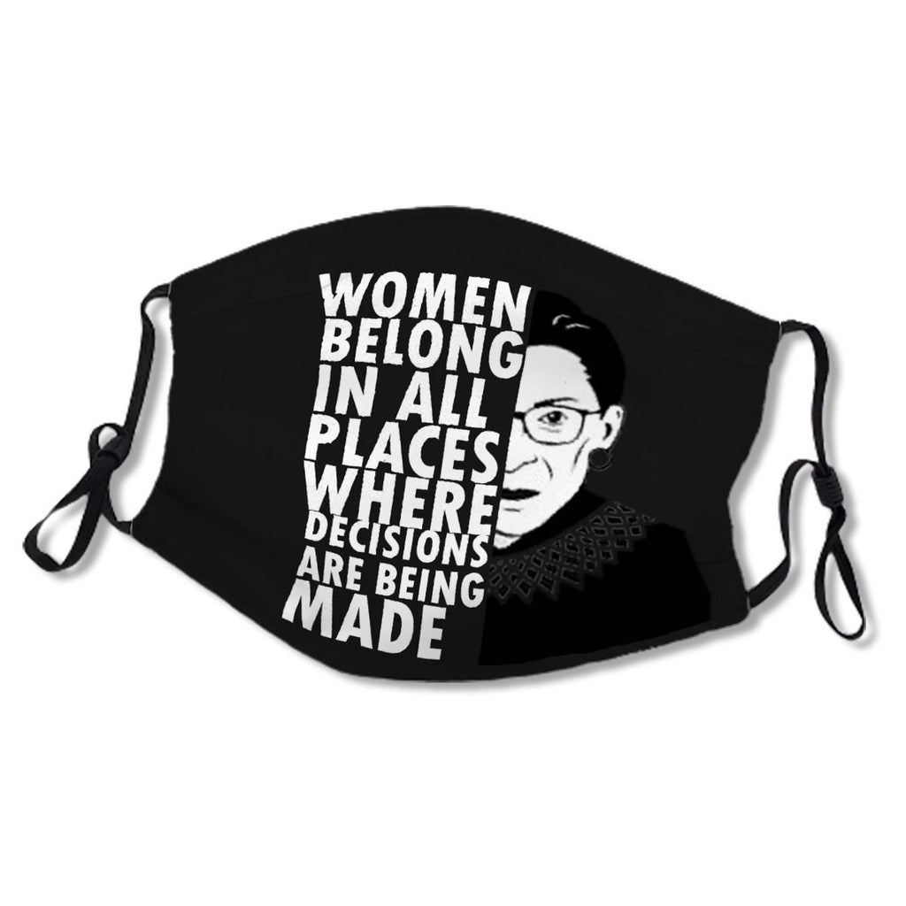 RBG Ruth Bader Ginsburg Women Belong In All Places No.RHVJLH