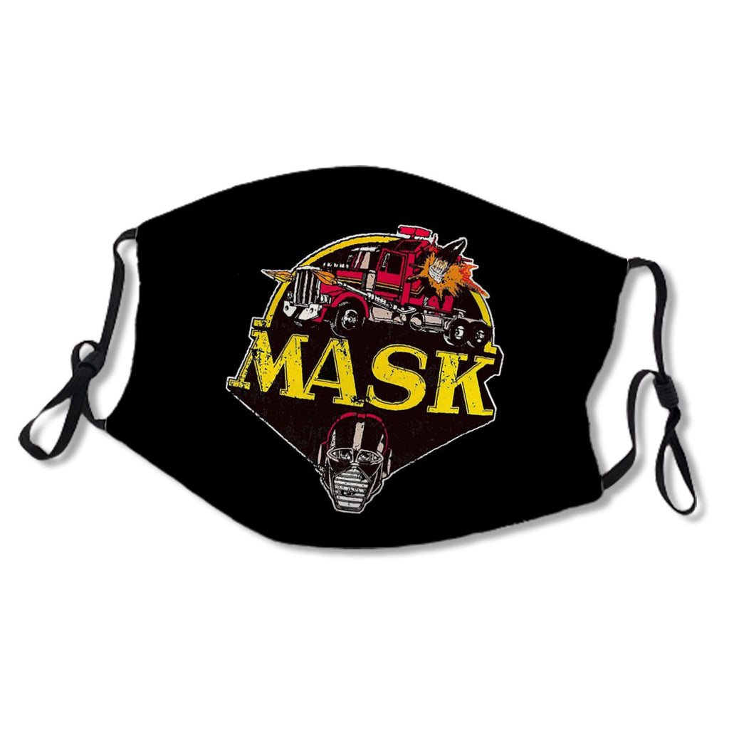M.A.S.K|1980's Cartoon|Kids 1908's|Animation|Retro|Worn Look 1980s Design| No.RHXOH6