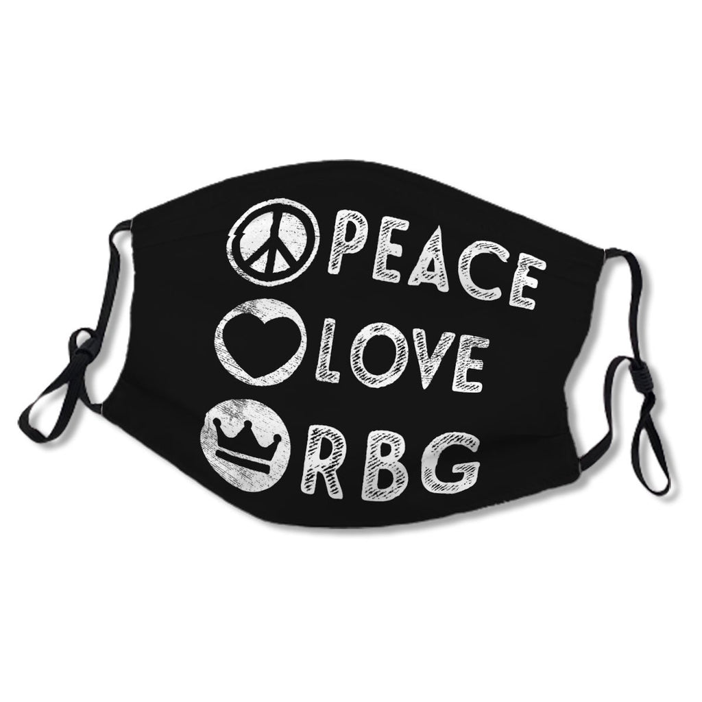 Peace Love Notorious RBG Ruth Bader Ginsburg Gifts No.RIRIEL