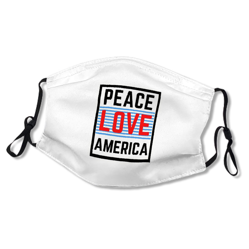 Peace Love America 4th f July ,4th of July, America, Red White & Blue, I love my country, Peace love 4th of July, Independence day USA No.RL2UYH