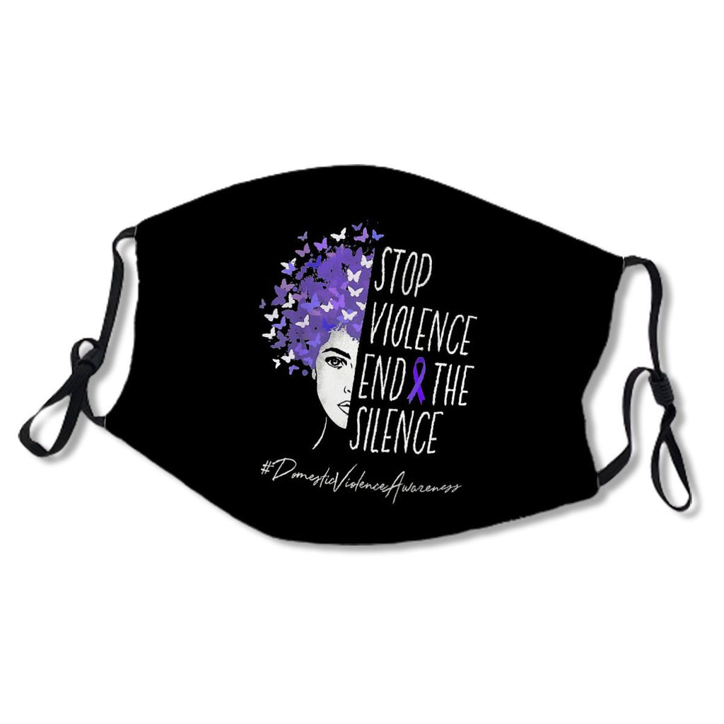 Stop Violence End Silence T-Shirt Domestic Violence Support No.RUUOBE