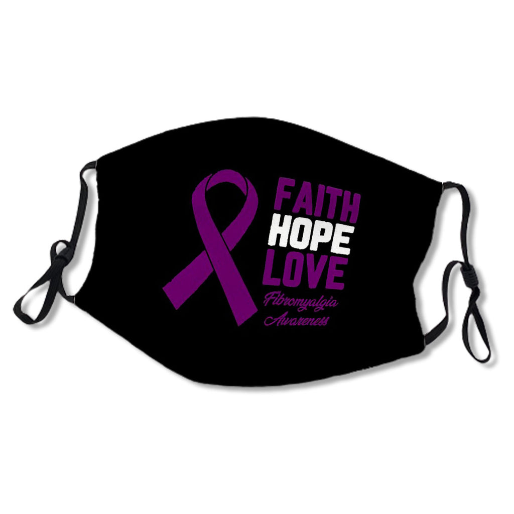 Faith Hope Love Fibromyalgia Awareness No.RUZ4BH