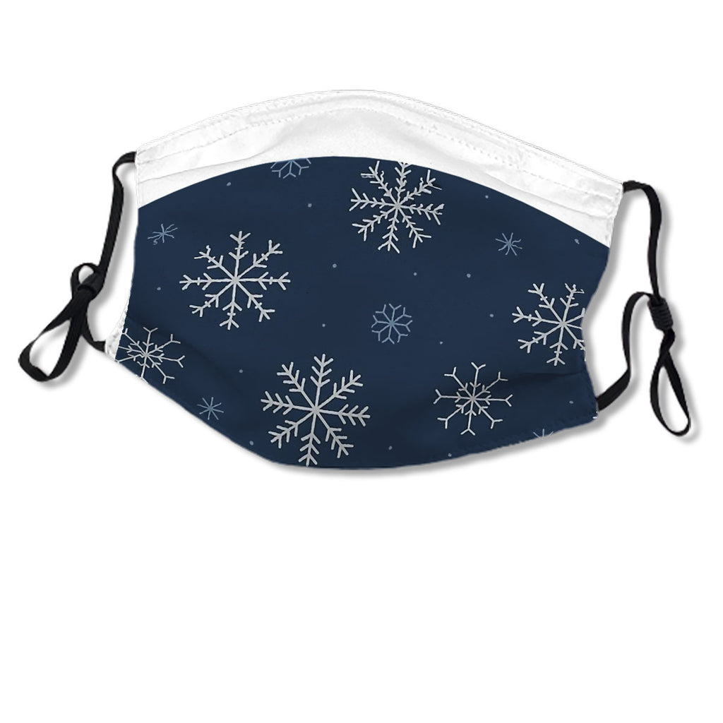 Frozen Snowflakes Pattern Mask No.S4IOLV