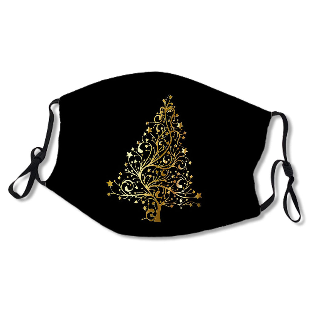 Christmas Gold Tree Mask No.SJBHM8