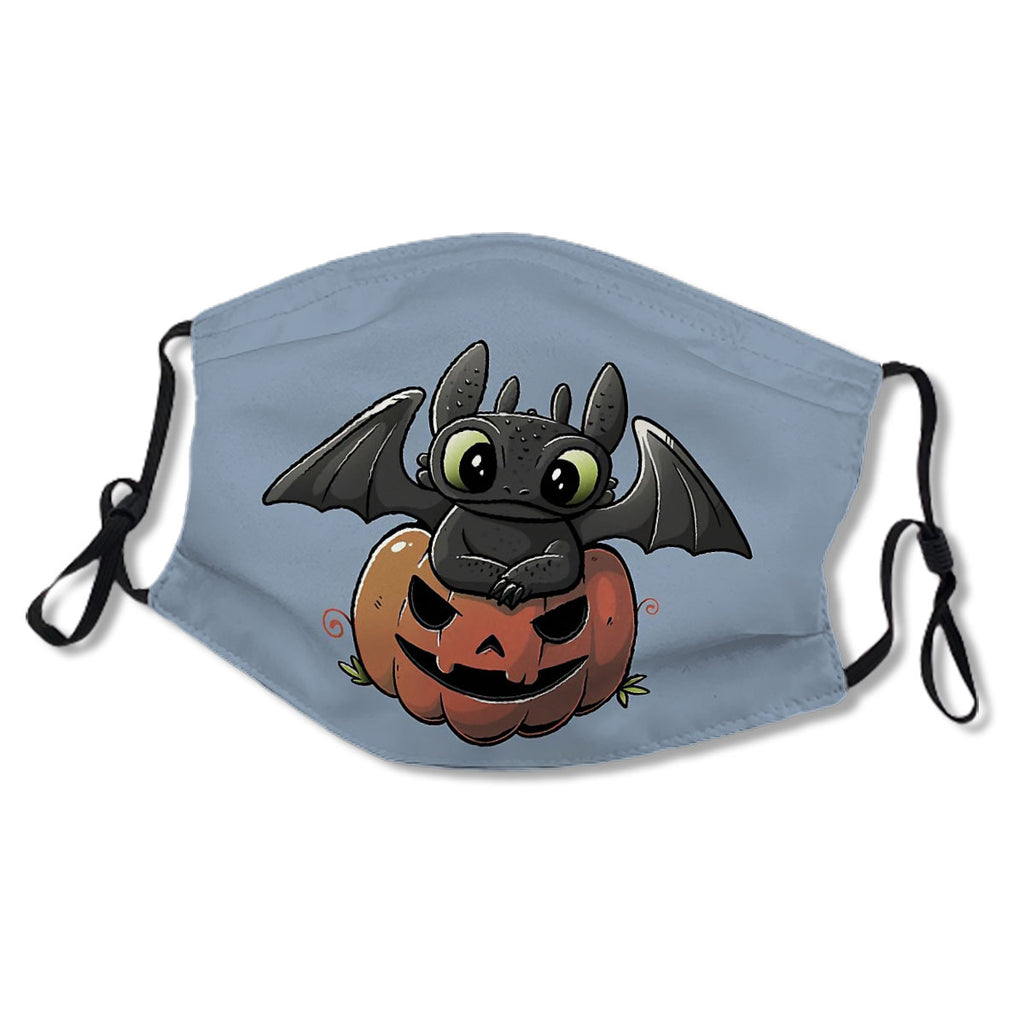 Spooky Dragon Cute Funny Halloween Pumpkin Mask No.SQLPFJ