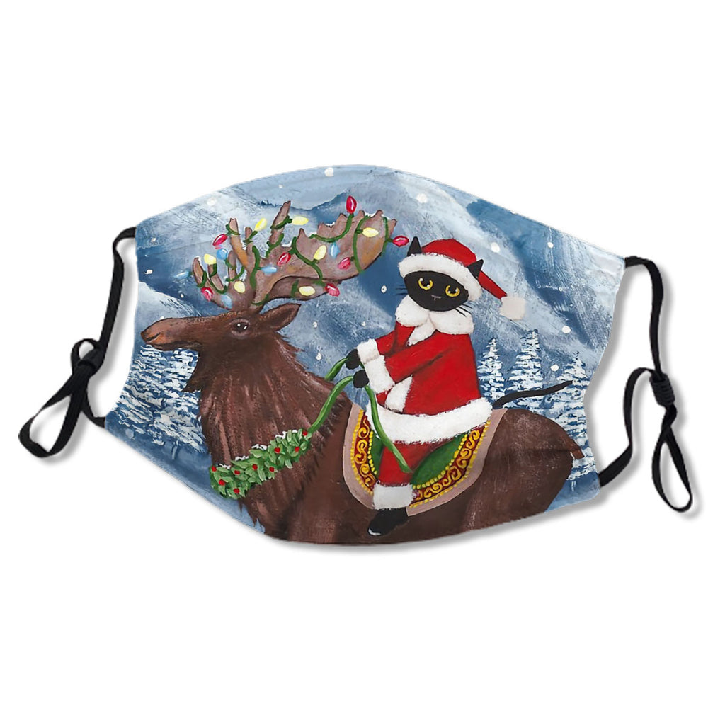 Merry Christmas Cat and Moose No.SS4HPM