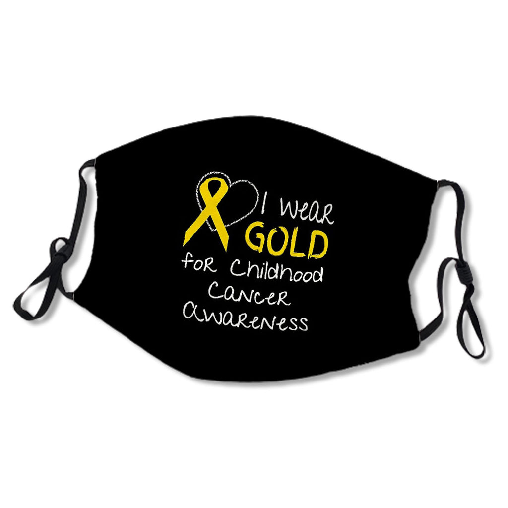 I Wear Gold For Childhood Cancer Awareness Ribbon product No.SYY87N