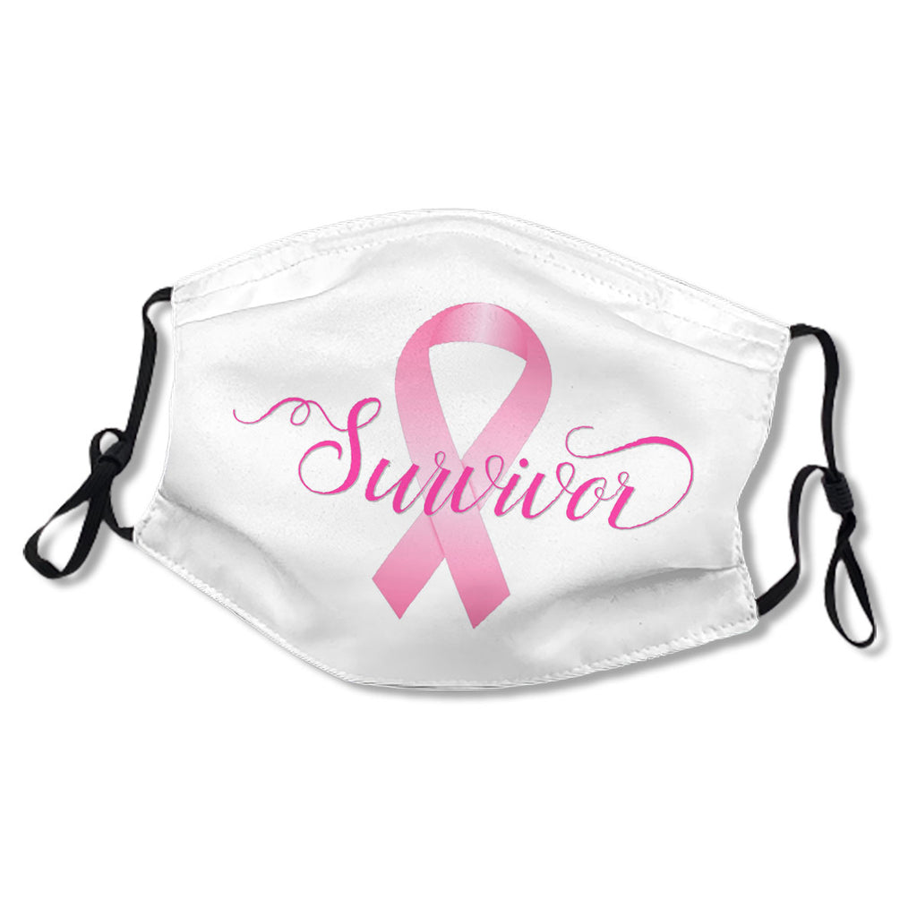 Pink Support Ribbon Breast Cancer Survivor No.T2SRWP