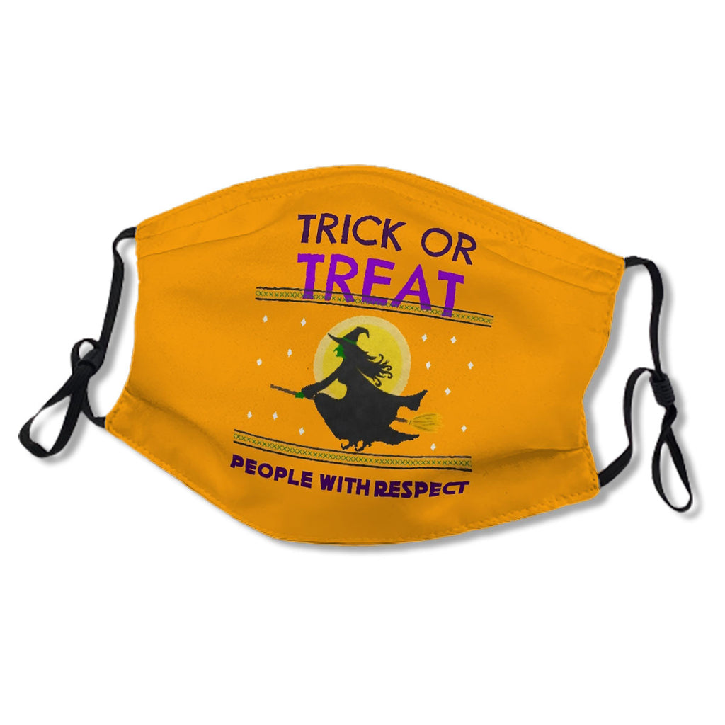trick or treat people with respect Mask No.T5V7VR