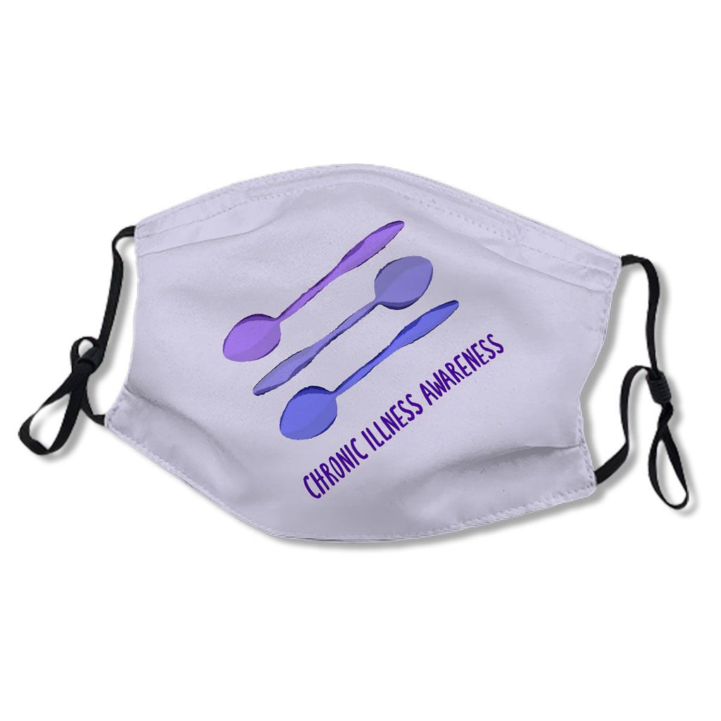 Chronic Illness Awareness Diagonal Spoons (Purple) No.T82Z5L