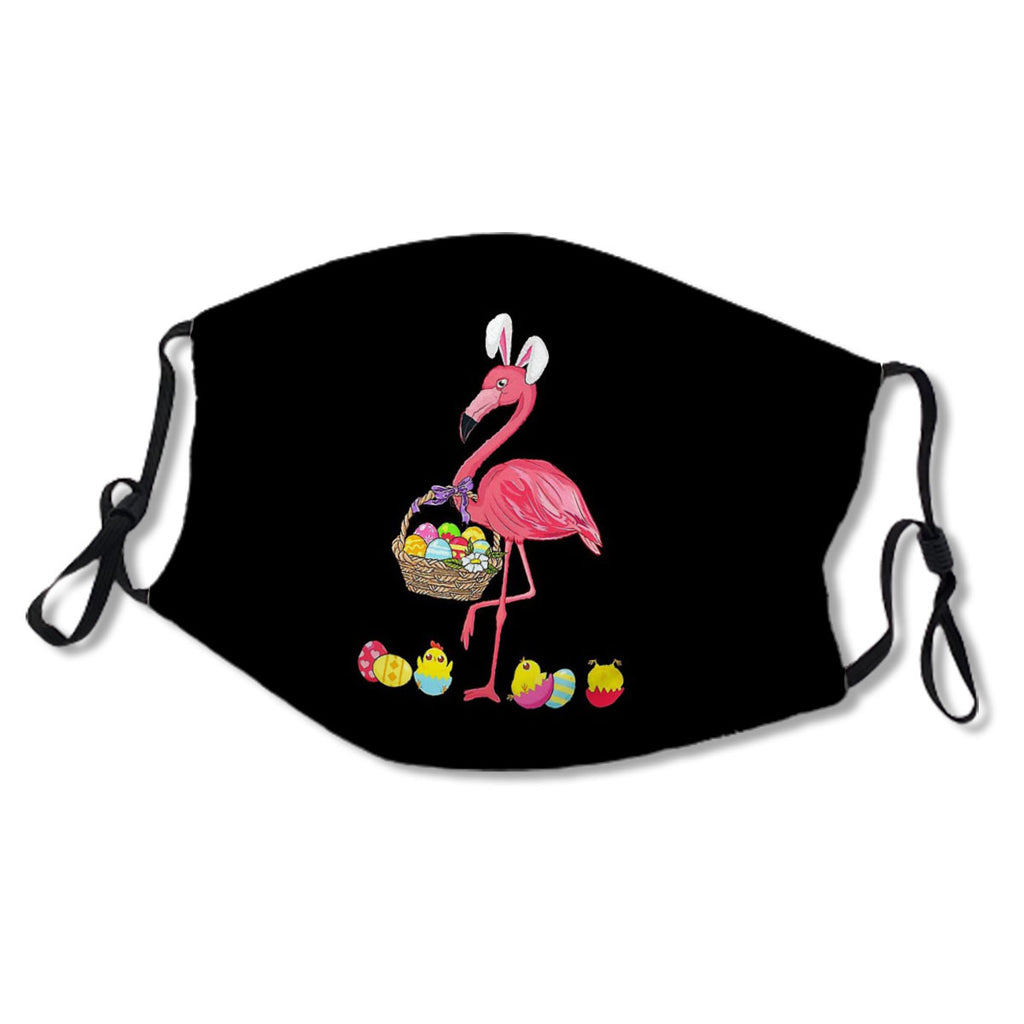 Funny Flamingo Easter Bunny Eggs Easter Gift T-Shirt No.TCPG98