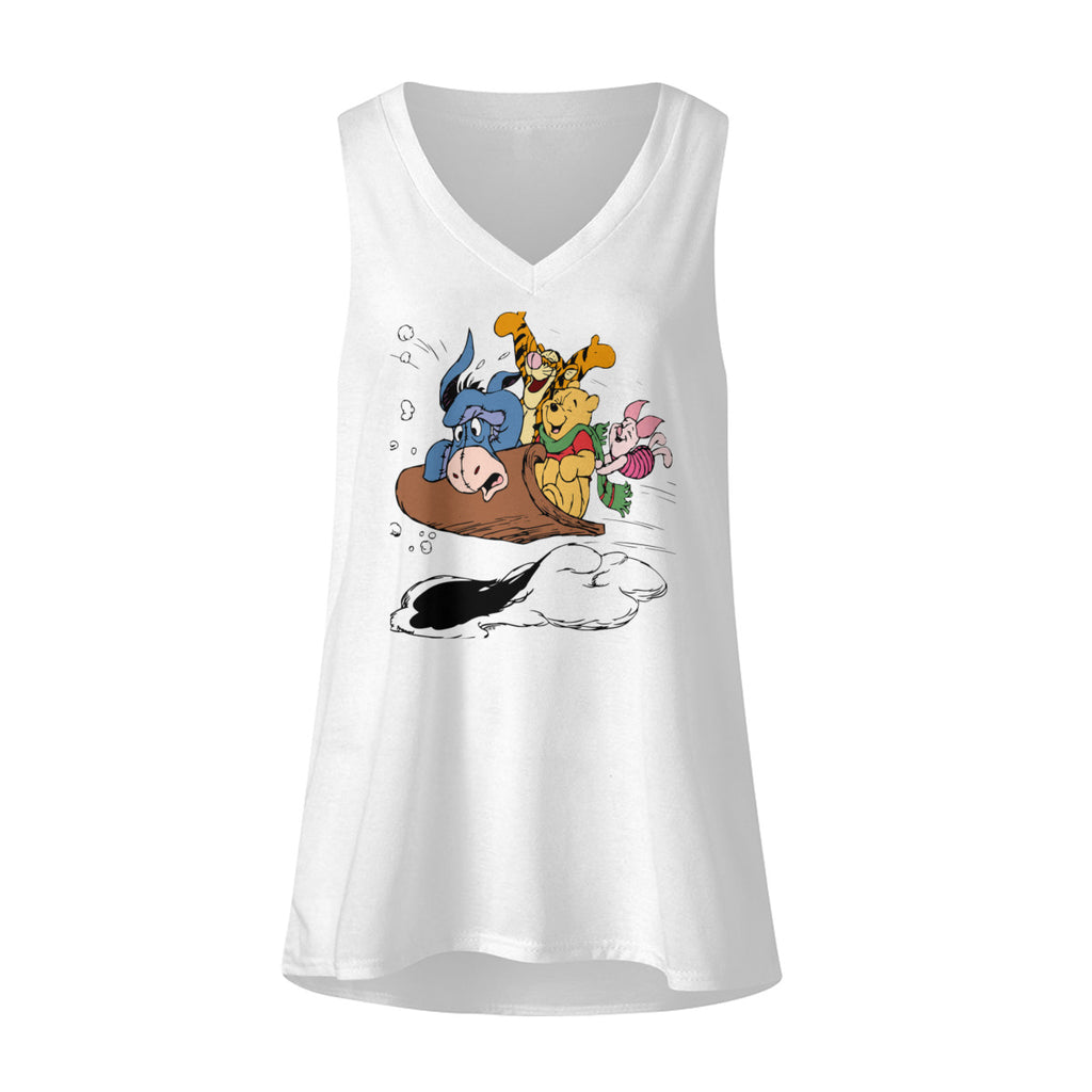 Womens Fashion Loose Tank V Neck No.TFHLIT