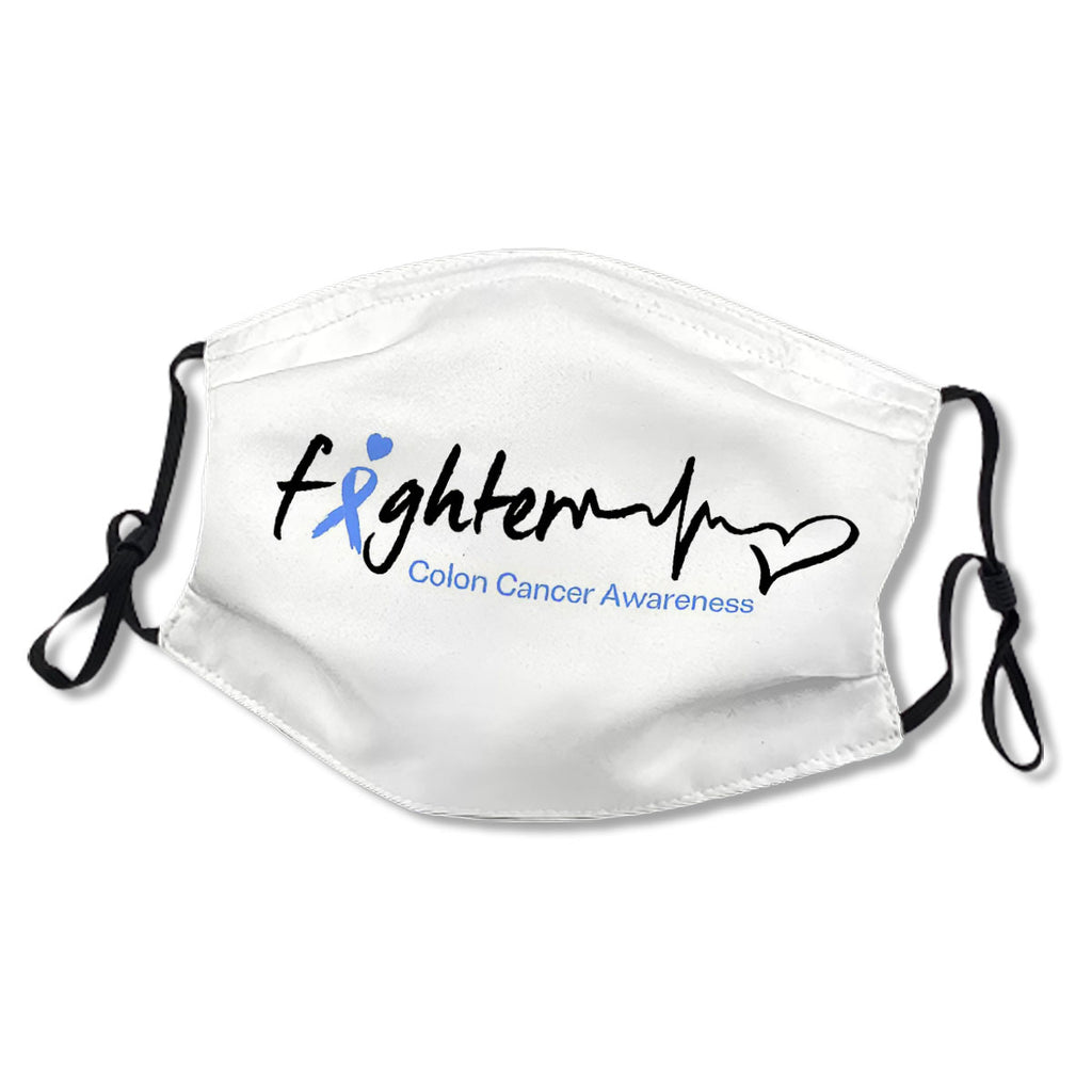 Hearbeat Fighter Colon Cancer Awareness No.TGI4RV