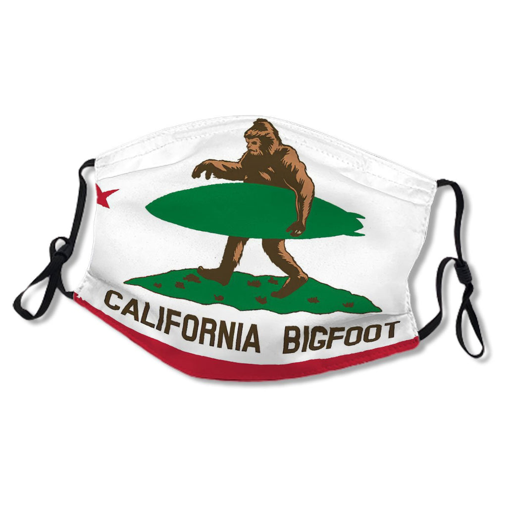 Bigfoot Surfer In The Flag No. THM2FH