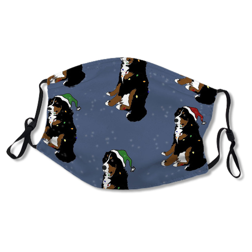 Christmas Holiday Bernese Mountain Dog Pattern No.TSH8AF