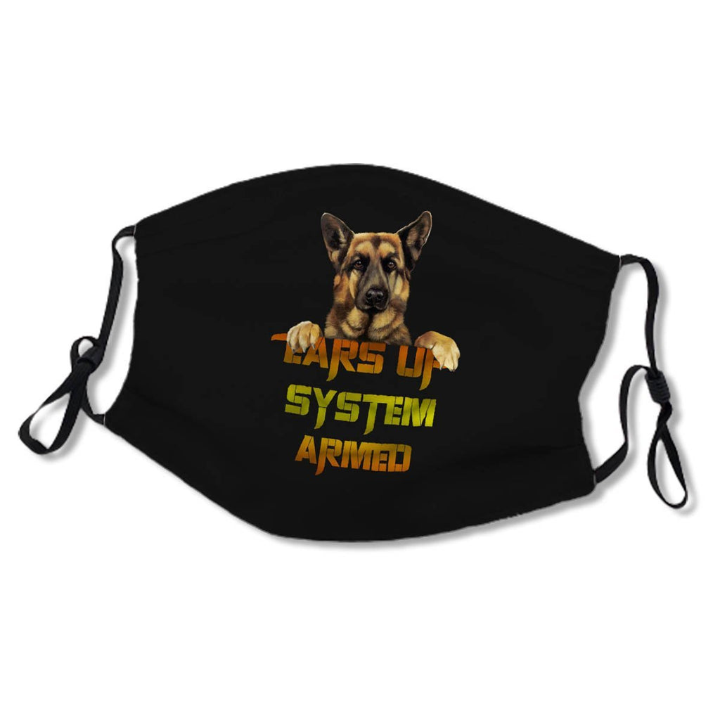 German Shepherd Ears Up System Armed T Shirt No. U2TIXW