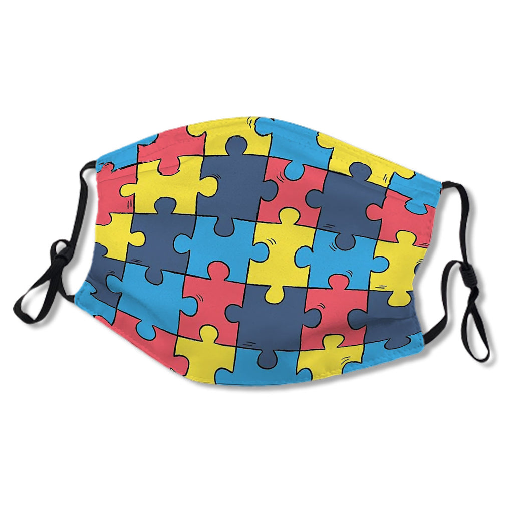 Autism Awareness Face Cover - Protect Yourself In Style No.U93QS6