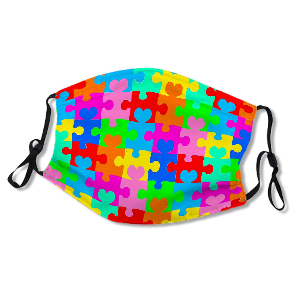 Autism Awareness Puzzle Piece Medical Face and More No.U96ROX