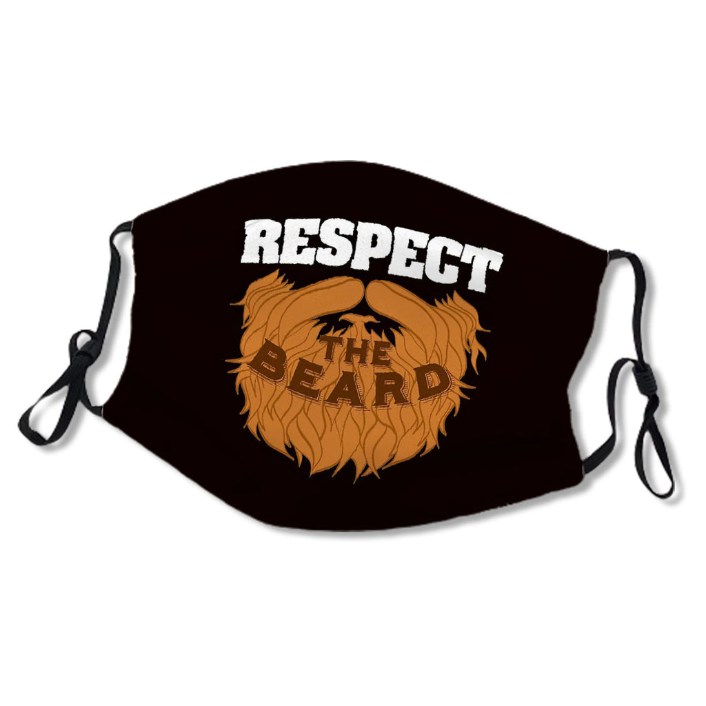 Respect The Beard Mustache Tumblr Fashions Design Perfect For Father's Day Or Birthday No.UBUCL9