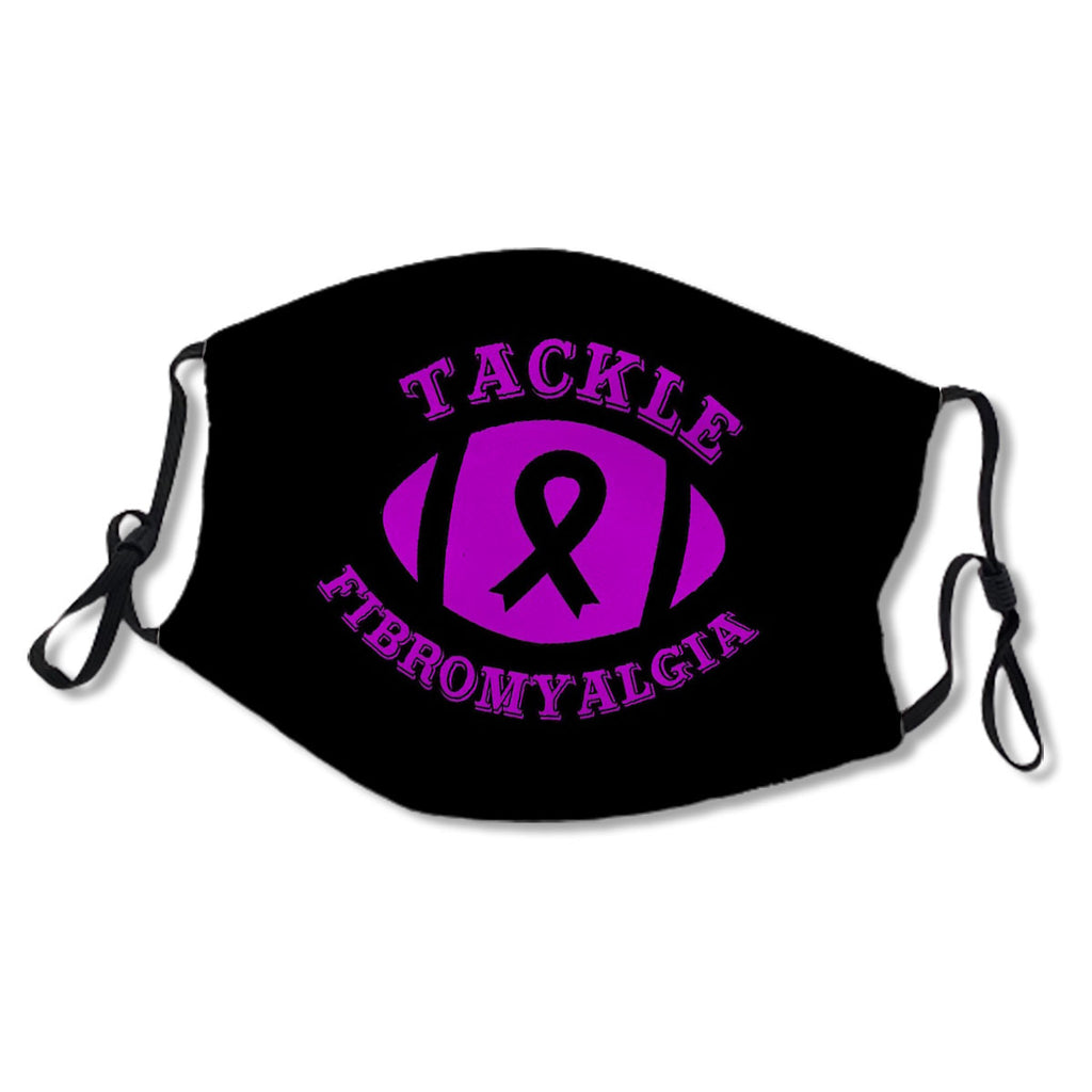 Tackle Fibromyalgia Awareness Football Ribbon No.UF2CTU