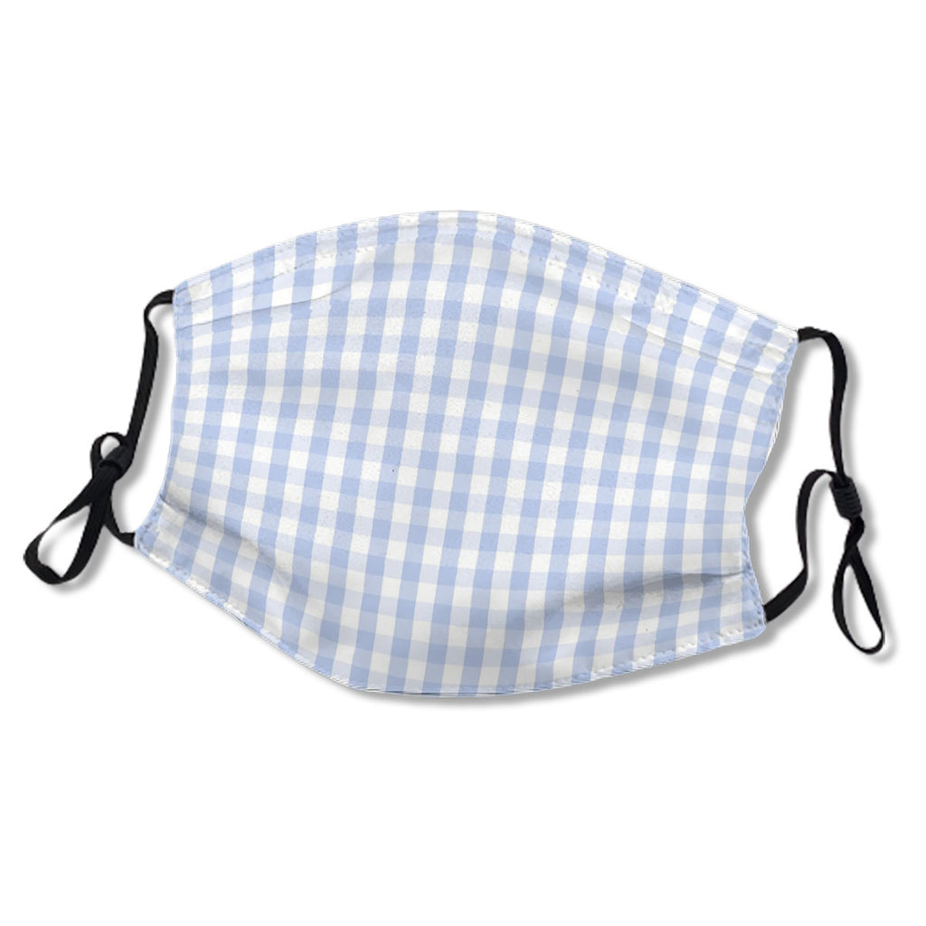 Alice Blue Mini Gingham Check Plaid No.UHALLA