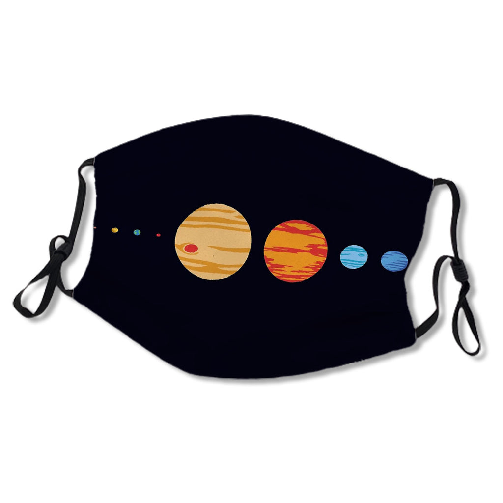 Our Rad Solar System (To Scale) Mask No.ULOKA4